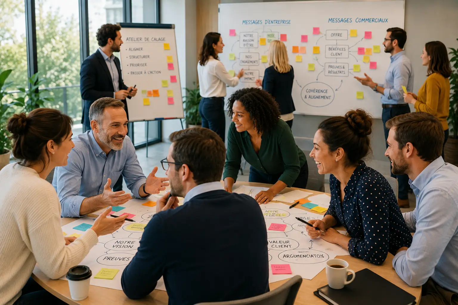 Ateliers collectifs en communication client